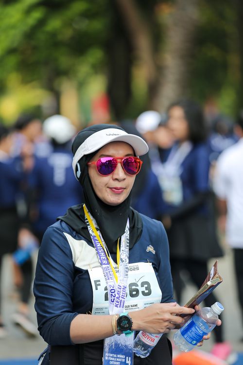 Race photo from KEMLU RUN 2025