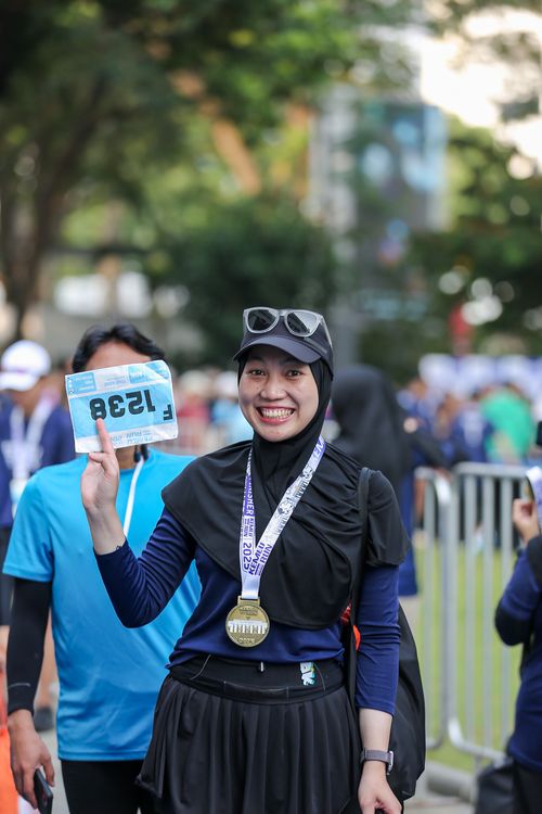 Race photo from KEMLU RUN 2025