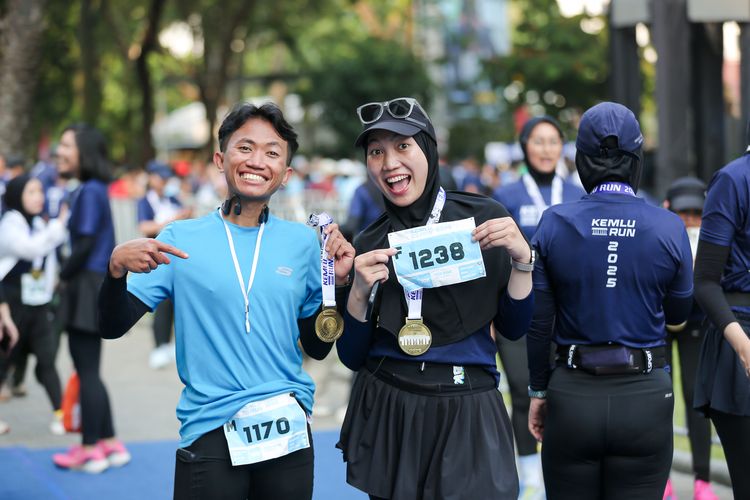 Race photo from KEMLU RUN 2025