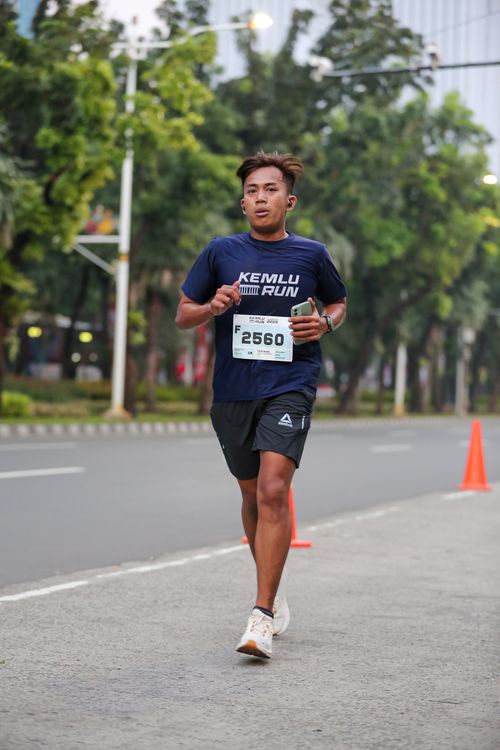 Race photo from KEMLU RUN 2025
