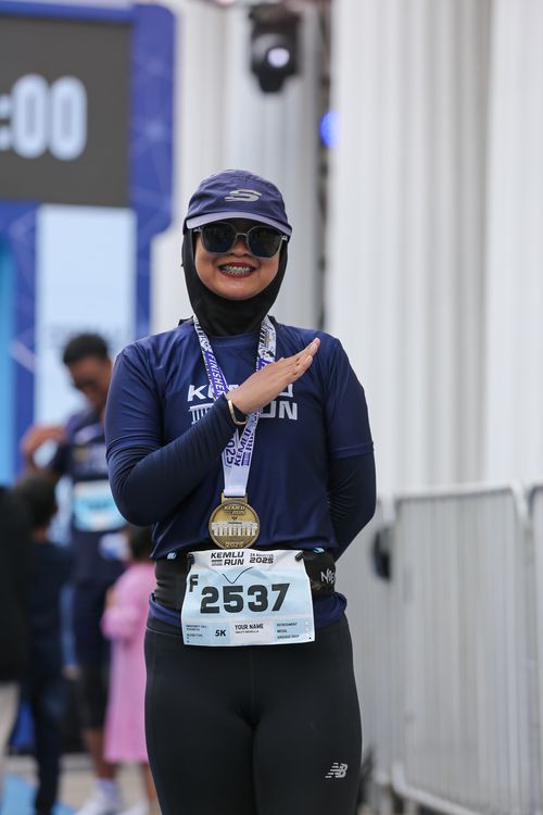 Race photo from KEMLU RUN 2025