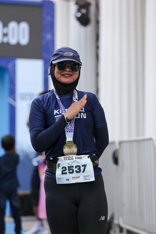 Race photo from KEMLU RUN 2025