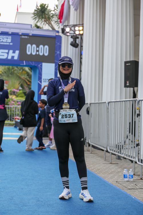 Race photo from KEMLU RUN 2025