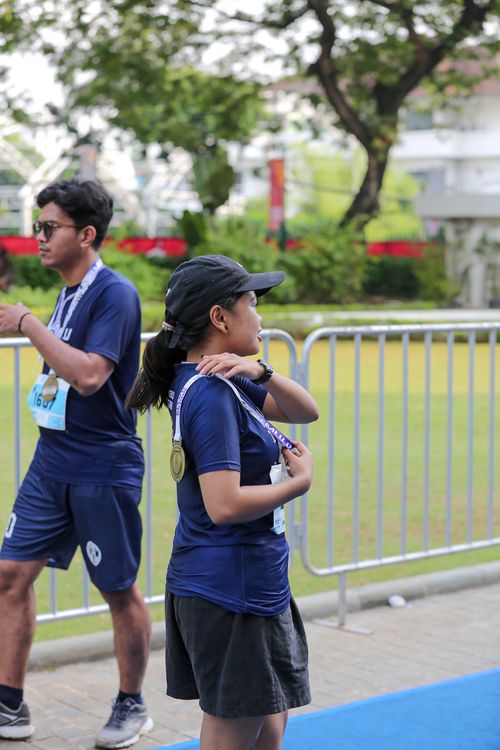 Race photo from KEMLU RUN 2025