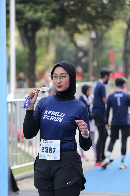 Race photo from KEMLU RUN 2025