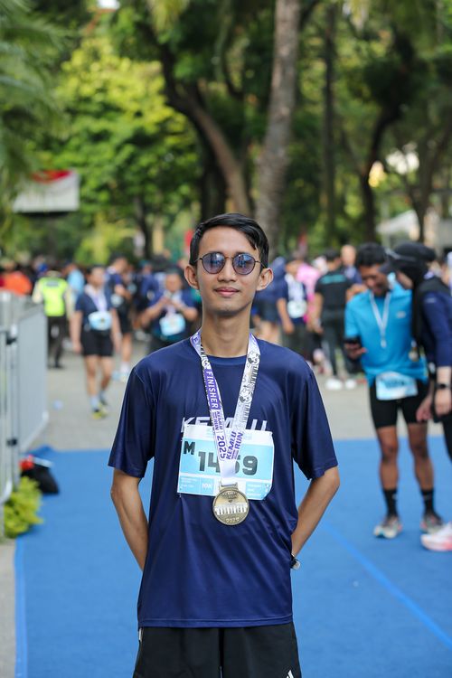 Race photo from KEMLU RUN 2025
