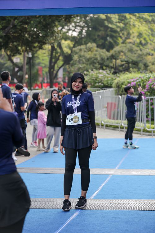 Race photo from KEMLU RUN 2025