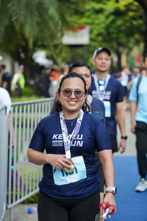 Race photo from KEMLU RUN 2025