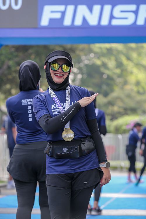 Race photo from KEMLU RUN 2025