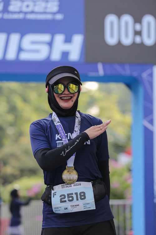 Race photo from KEMLU RUN 2025