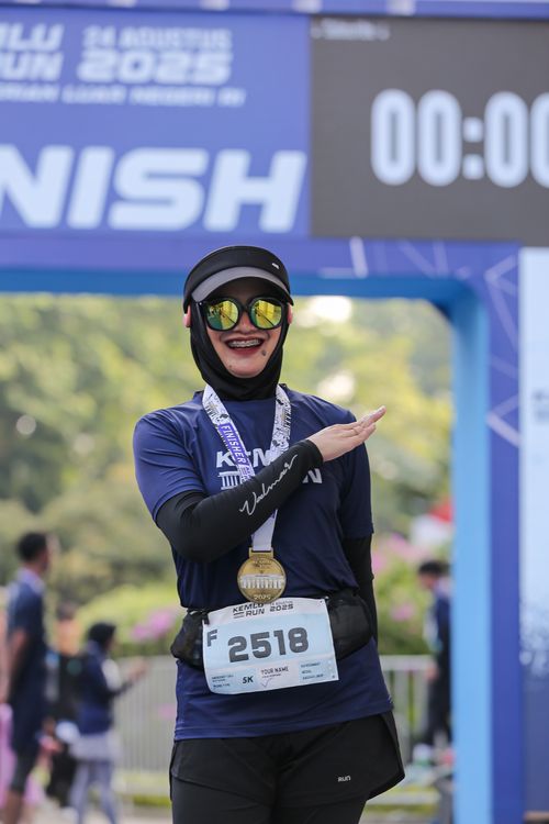 Race photo from KEMLU RUN 2025