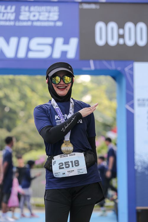 Race photo from KEMLU RUN 2025
