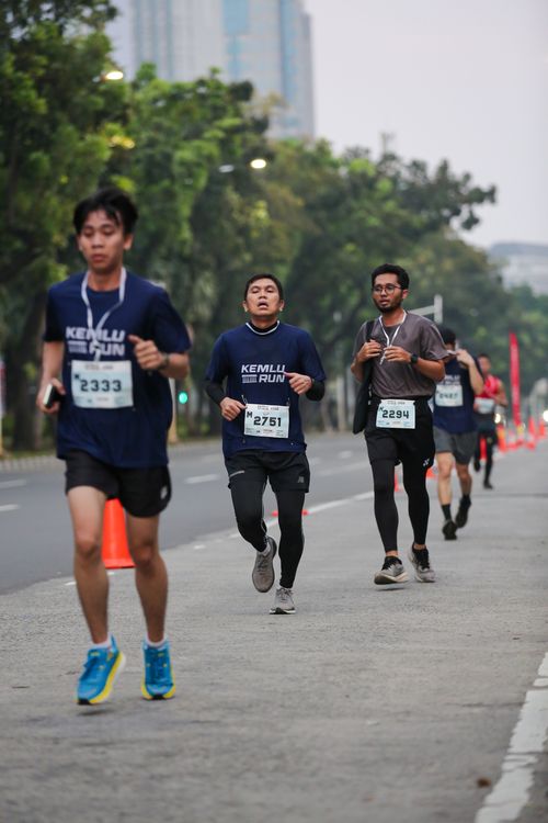 Race photo from KEMLU RUN 2025