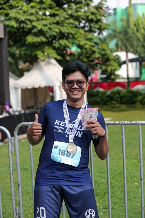 Race photo from KEMLU RUN 2025