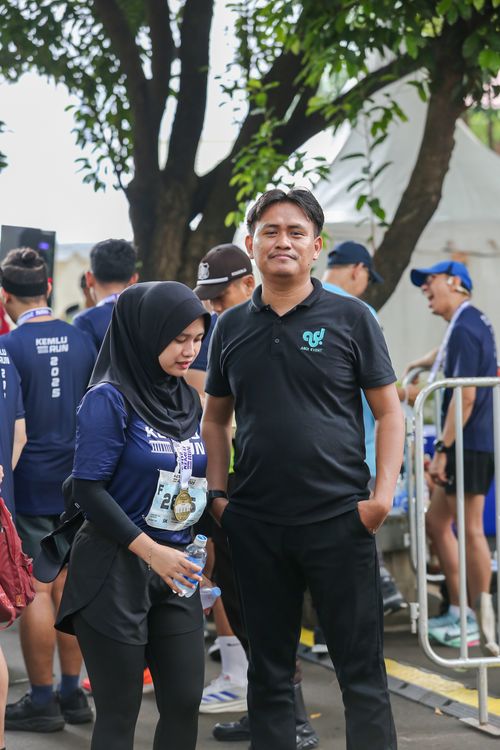 Race photo from KEMLU RUN 2025