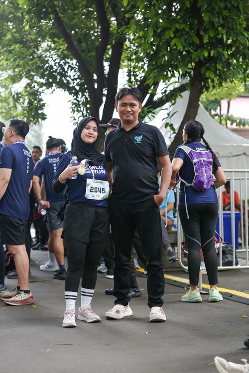 Race photo from KEMLU RUN 2025