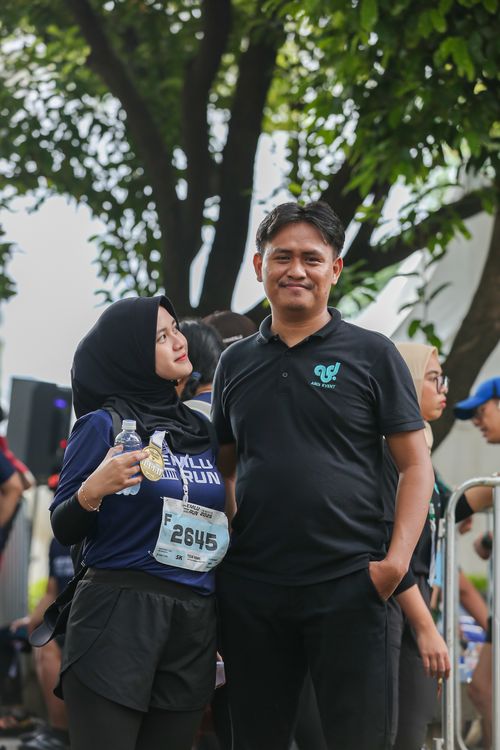 Race photo from KEMLU RUN 2025