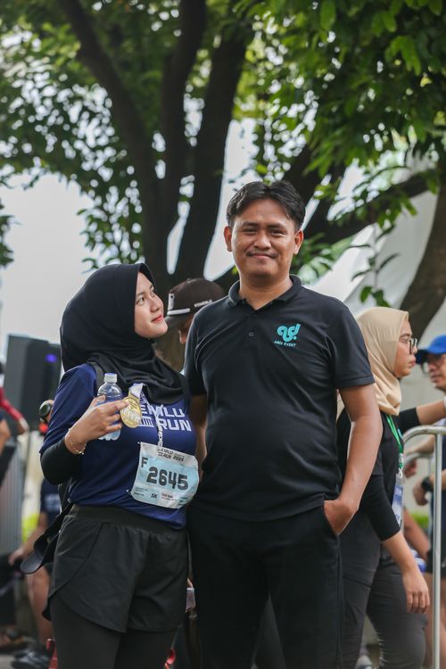 Race photo from KEMLU RUN 2025