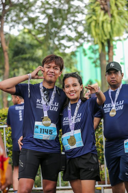 Race photo from KEMLU RUN 2025