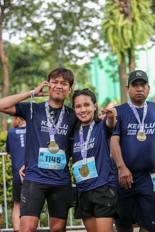 Race photo from KEMLU RUN 2025