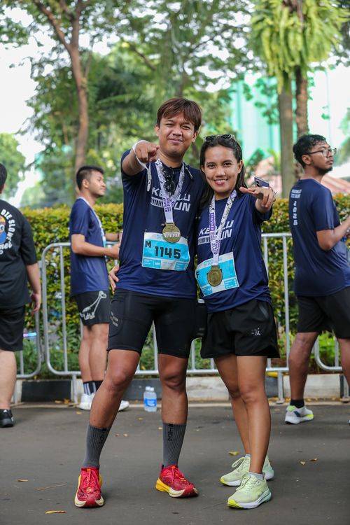 Race photo from KEMLU RUN 2025