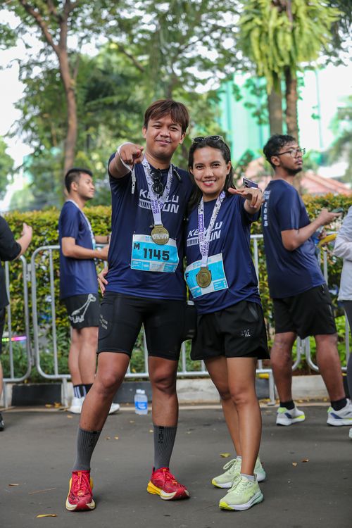 Race photo from KEMLU RUN 2025