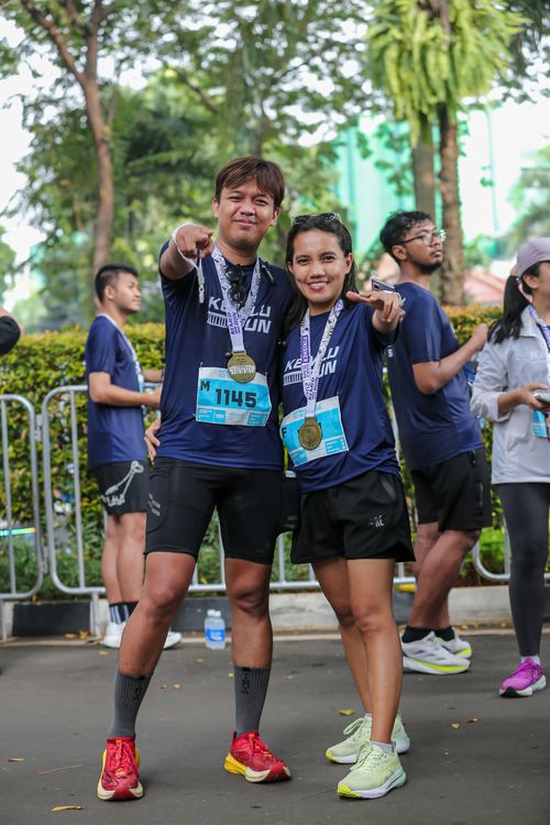 Race photo from KEMLU RUN 2025