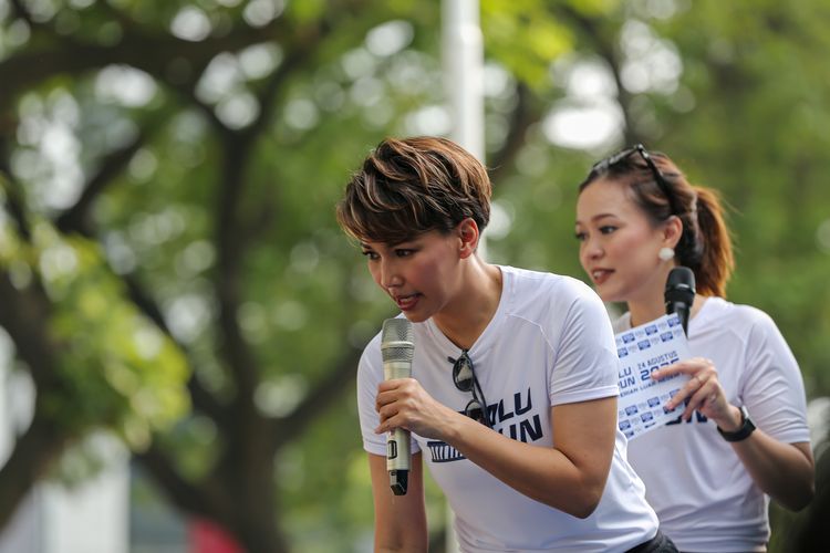Race photo from KEMLU RUN 2025