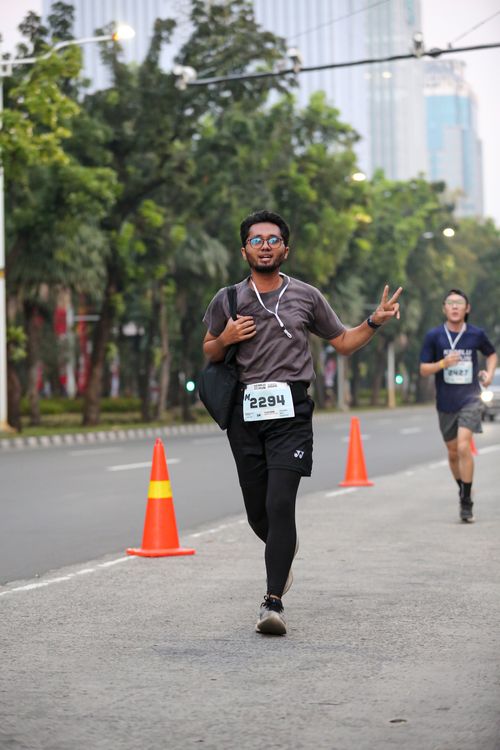 Race photo from KEMLU RUN 2025