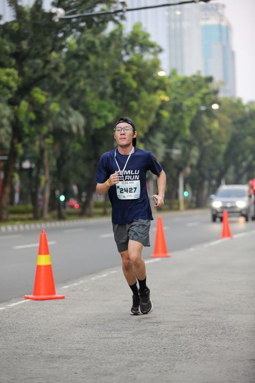 Race photo from KEMLU RUN 2025
