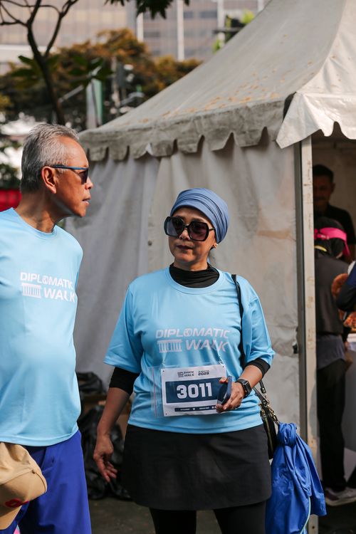 Race photo from KEMLU RUN 2025
