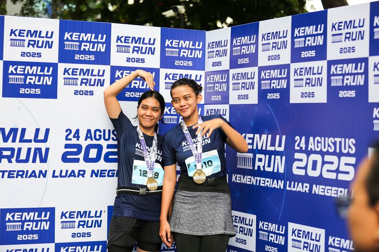 Race photo from KEMLU RUN 2025