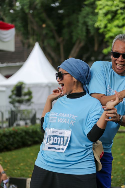 Race photo from KEMLU RUN 2025