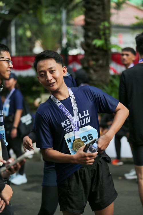 Race photo from KEMLU RUN 2025