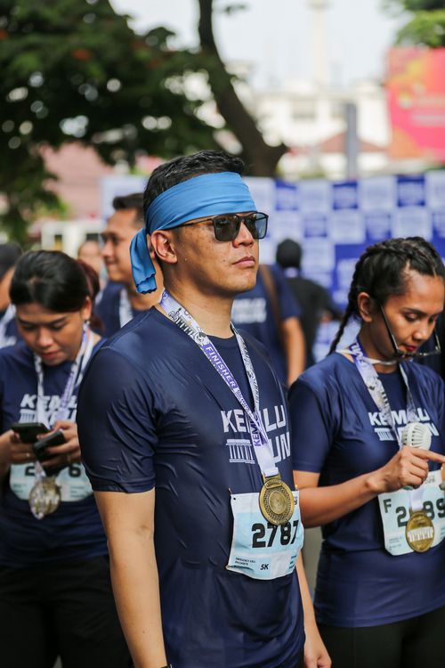 Race photo from KEMLU RUN 2025