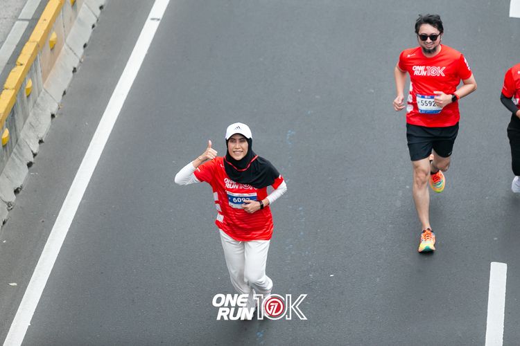 Race photo from ONE RUN 10K 2025