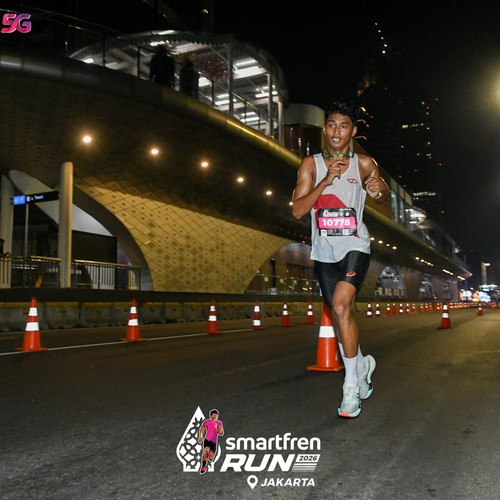 Race photo from SMARTFREN RUN 2026
