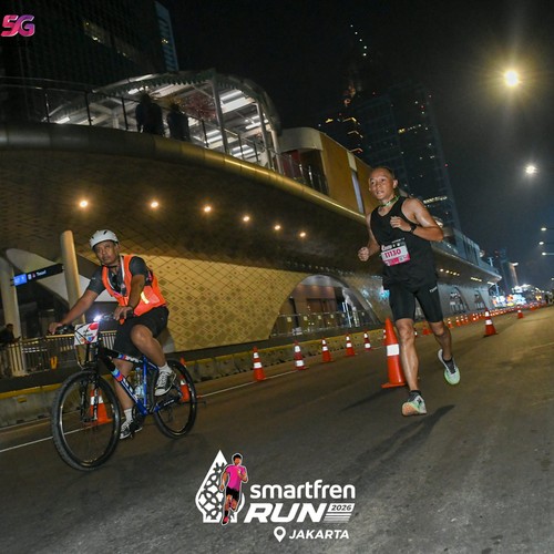 Race photo from SMARTFREN RUN 2026
