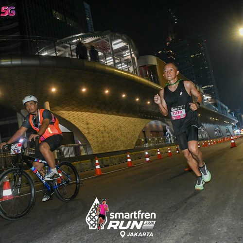 Race photo from SMARTFREN RUN 2026