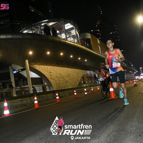 Race photo from SMARTFREN RUN 2026