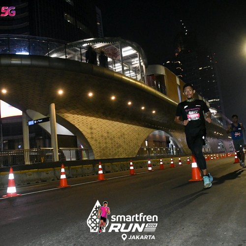 Race photo from SMARTFREN RUN 2026