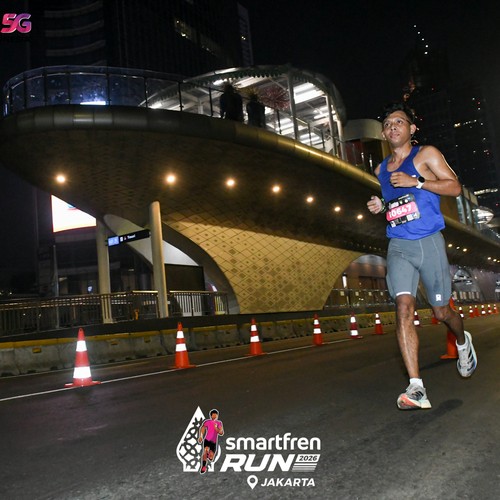 Race photo from SMARTFREN RUN 2026