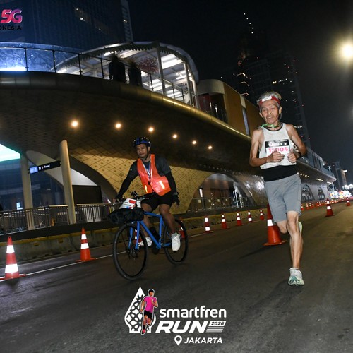 Race photo from SMARTFREN RUN 2026