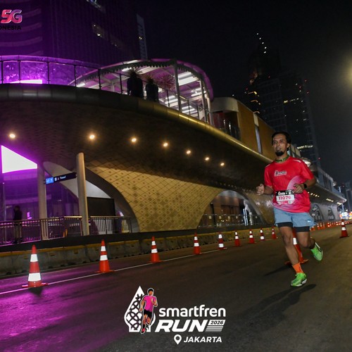 Race photo from SMARTFREN RUN 2026