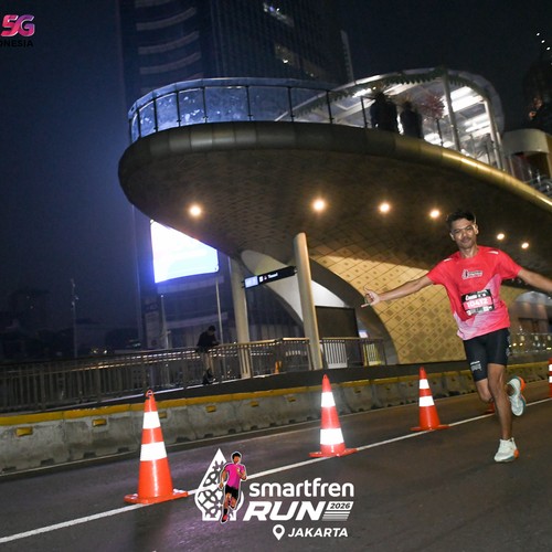 Race photo from SMARTFREN RUN 2026