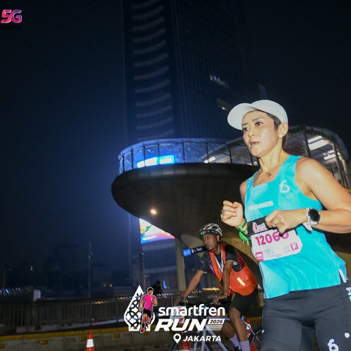 Race photo from SMARTFREN RUN 2026
