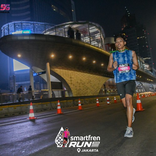 Race photo from SMARTFREN RUN 2026