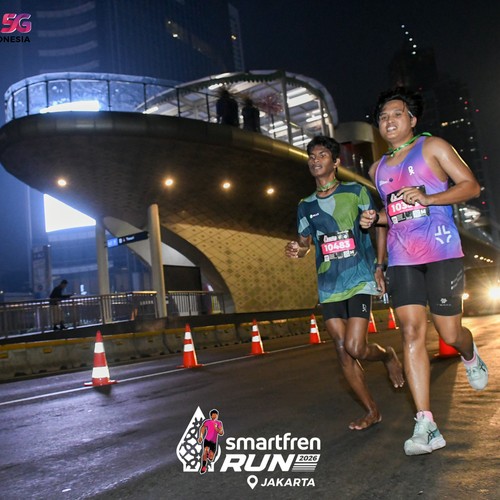 Race photo from SMARTFREN RUN 2026
