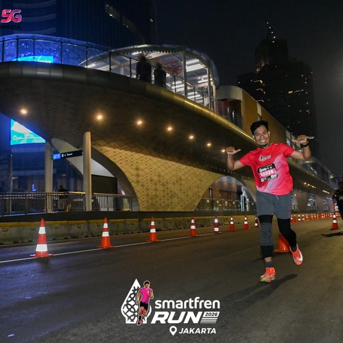 Race photo from SMARTFREN RUN 2026