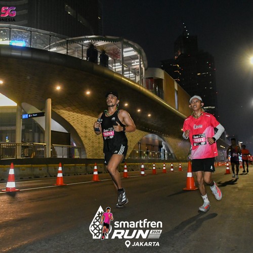 Race photo from SMARTFREN RUN 2026